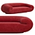 Contemporary Fold Sofa Design 3D model small image 4