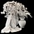 Eastern Orchid Bouquet & Vase 3D model small image 4