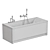 Modern Acrylic Bath LORENA 3D model small image 3