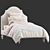 Elegant Chloe Bed Frame 3D model small image 1