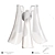 Luxury Murano Glass Floral Wall Sconce 3D model small image 1