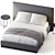 Elegant BAUCI OVIDIO Bed 3D model small image 2