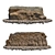 Decorative Landscape Stone Set 3D model small image 3