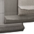 Roman Curtain Set 001 3D model small image 2