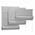 Roman Curtain Set 001 3D model small image 6