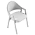 Modern Linen Dining Chair, UV Unwrapped 3D model small image 6