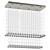 Modern LED Flush Mount Fixture 3D model small image 1