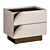 Page Nightstand Right-Handed MDF Glass 3D model small image 6