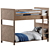 TANNER Low Bunk Bed 3D Model 3D model small image 1