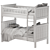 Modern Kenwood Bunk Bed 2014 3D model small image 5