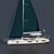 Luxury 3-Cabin Hylas H57 3D model small image 6