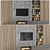  Modern TV Wall Unit Design 3D model small image 4