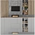  Modern TV Wall Unit Design 3D model small image 7
