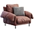 Modern Lounge Chair Alpino Design 3D model small image 2