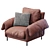 Modern Lounge Chair Alpino Design 3D model small image 7