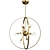 Elegant Marly 12-Light Chandelier 3D model small image 1