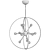 Elegant Marly 12-Light Chandelier 3D model small image 2