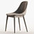 Modern Wood & Upholstered Chair 3D model small image 5