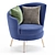 Realistic 3D Chair Model 3D model small image 1