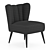Velvet Chair 3D Model Set 3D model small image 3