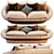 Giovannetti TANGERI Modern Sofa 3D model small image 5