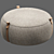 Lema Notch Ottoman 3D model small image 2