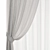 Adaptable Curtain with Tieback 3D model small image 2