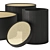 Modern Wood and Rattan Furniture 3D model small image 4