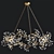 Modern Effervescent Spray Chandelier 3D model small image 4