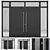 Corona Aluminium Door 50 Kit 3D model small image 1
