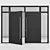 Corona Aluminium Door 50 Kit 3D model small image 2