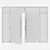 Corona Aluminium Door 50 Kit 3D model small image 5