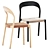 Modern Elegance: Ticino Chair by Living Divani 3D model small image 1