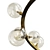 Elegant Gold Ceiling Fixture 3D model small image 2