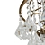 Exquisite Art Deco Crystal Chandelier 3D model small image 2