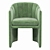 SC24 Loafer Velvet Seating Ensemble 3D model small image 2