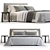 Jacqueline Bed No.2 3D Model 3D model small image 2