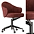 6-Color Office Chair Set 3D model small image 3