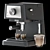 Stilosa Espresso Machine, Vray & Corona 3D model small image 1