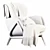 Elysia Lounge Chair | Modern Design 3D model small image 7