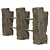 Ancient Stone Fence Kit 3D model small image 1