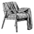 Mayview's Elegant Milton Armchair 3D model small image 7