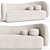 Contemporary Diane Sofa 2014 Model 3D model small image 2