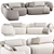Contemporary 3D Model Mild Sofa 3D model small image 3
