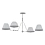 Sleek Quadruple Chiltern Lighting Solution 3D model small image 2