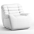 Heirloom Sienna Leather Swivel Chair 3D model small image 5