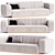 Chic 2014 Novak Sofa 3D model small image 1