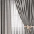 Modern Curtain Model 3D Sketch 3D model small image 2