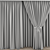 Modern Curtain Model 3D Sketch 3D model small image 3