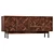 Modern Stylish Molly Sideboard in Millimeter Measurements 3D model small image 1